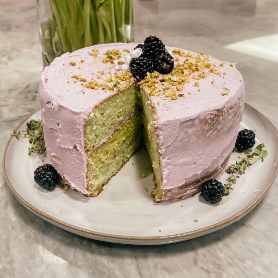 pistachio cake - only dessert i could eat everyday