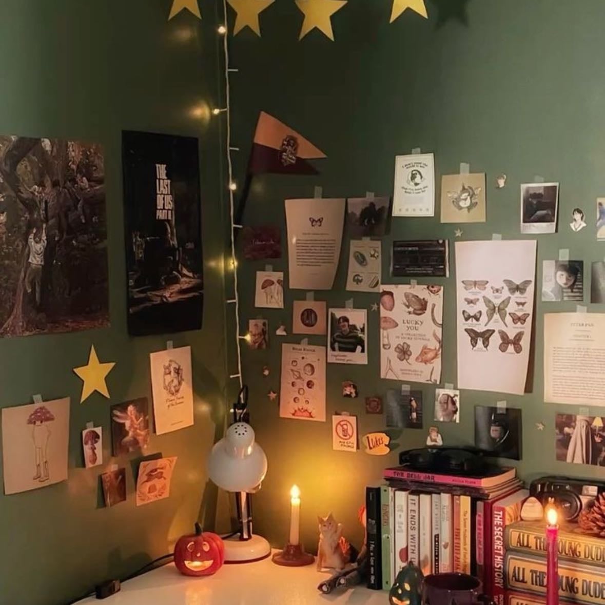 decorating my room - posters everywhere