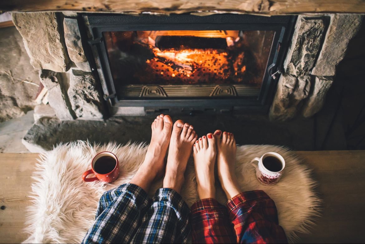 7:30pm - get cozy - you get your pajamas on and do your skincare.