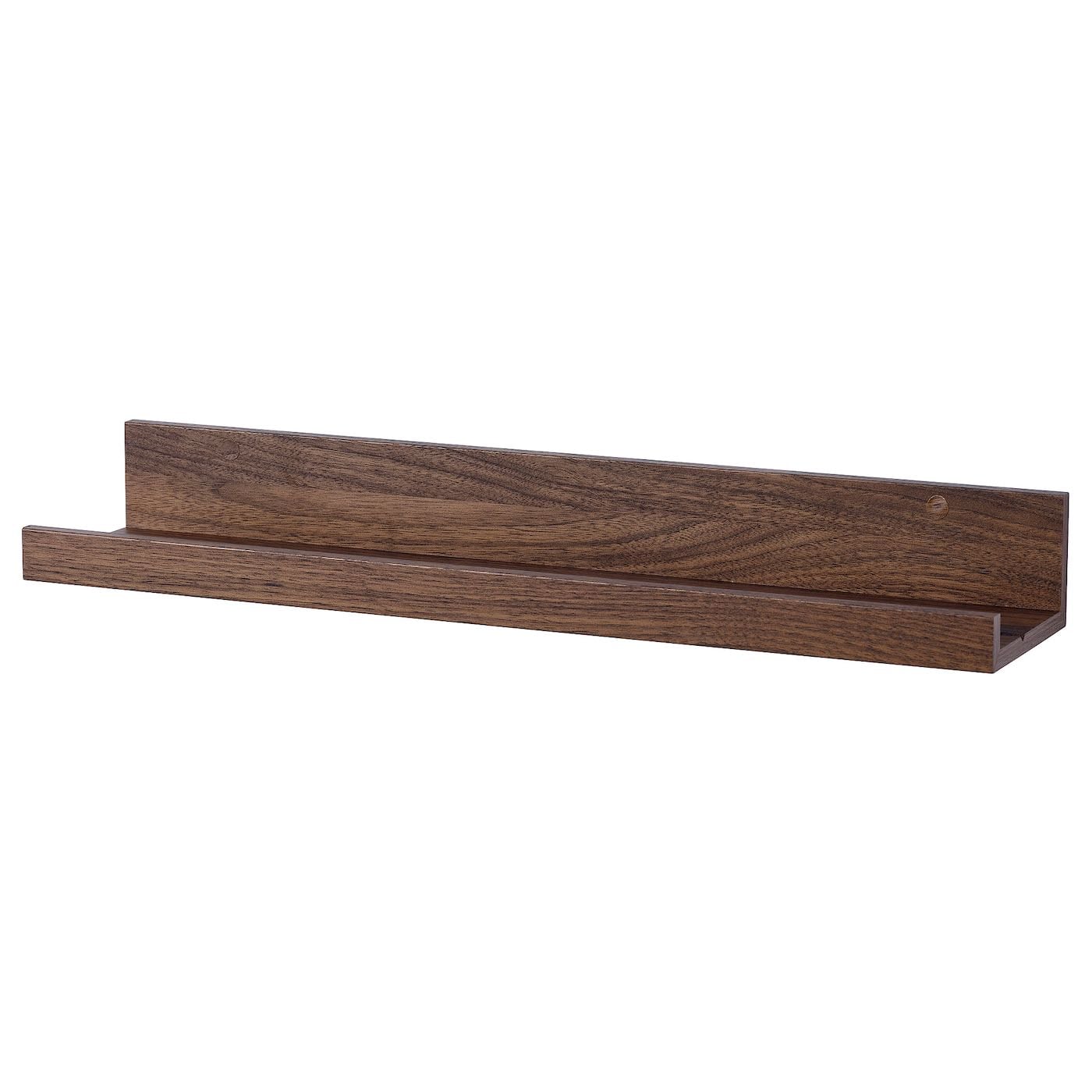 MOSSLANDA estante para cuadros, efecto nogal, 55 cm - IKEA - IKEA