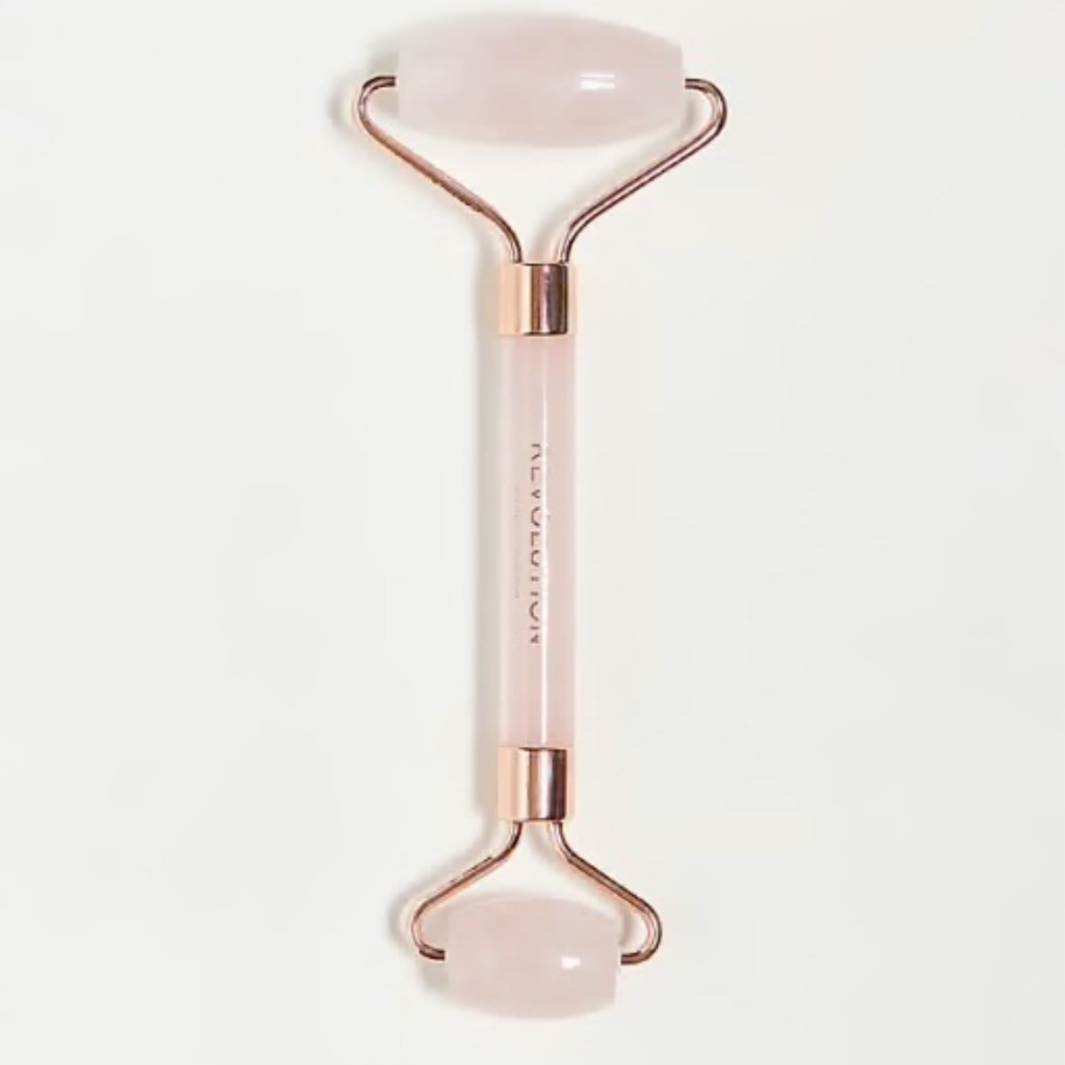 Rodillo skincare cuarzo rosa