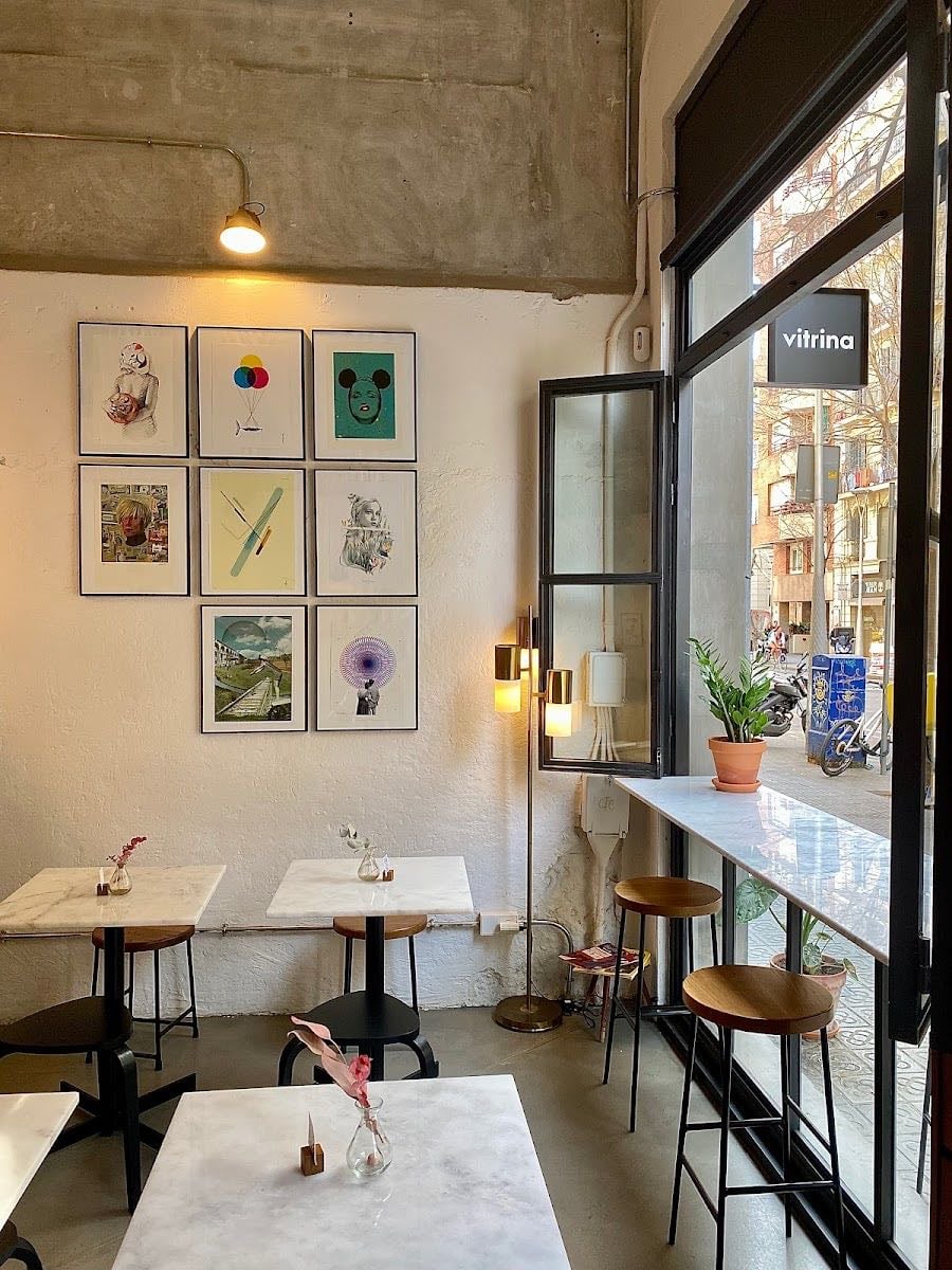 vitrina café