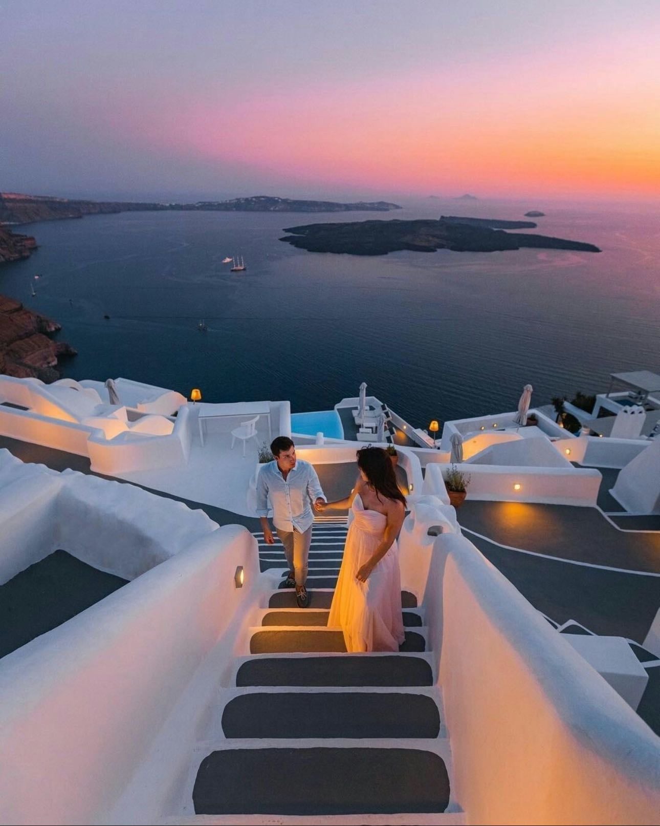 Ter minha lua de mel em Santorini, Grécia 🇬🇷