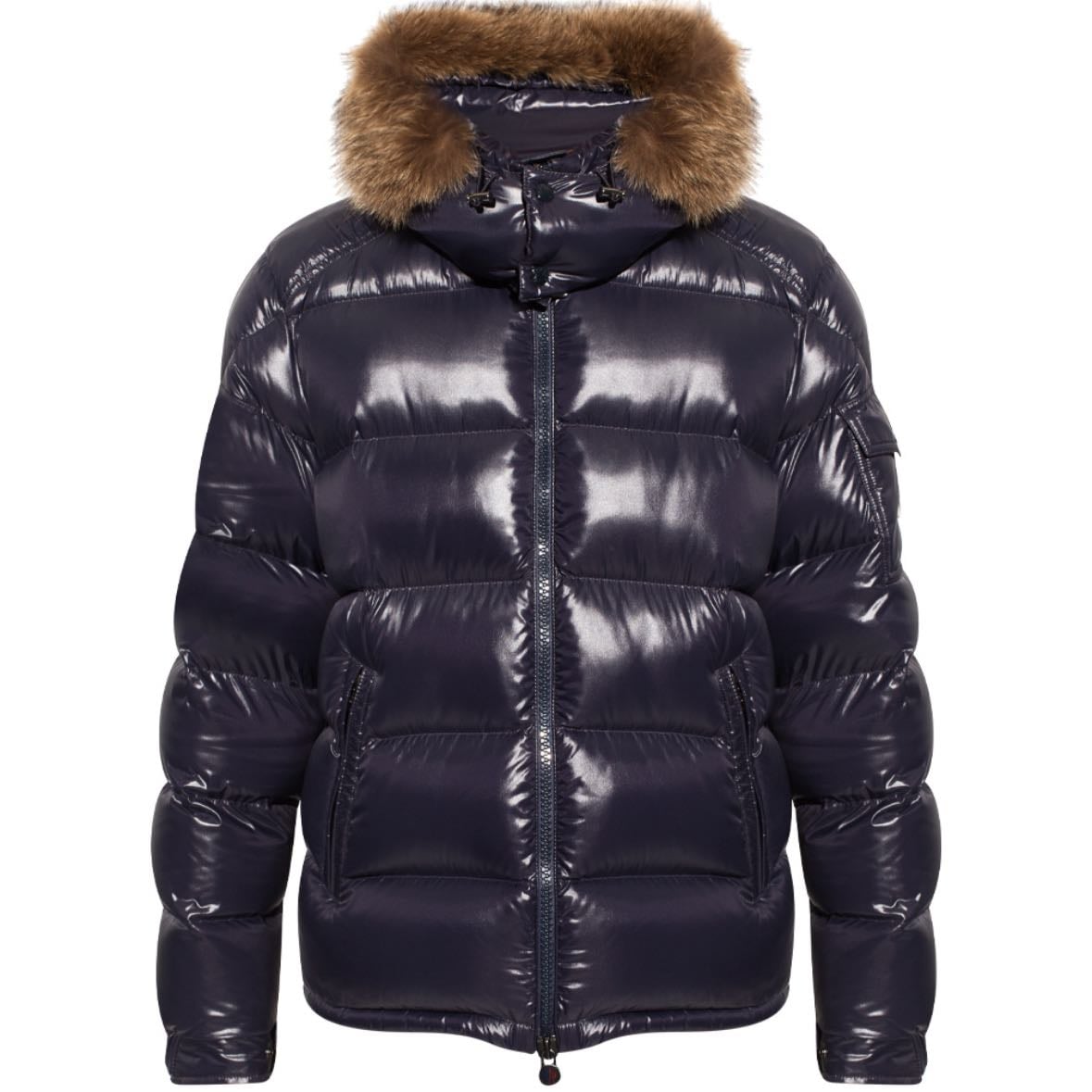 Moncler Fur Maya Navy
