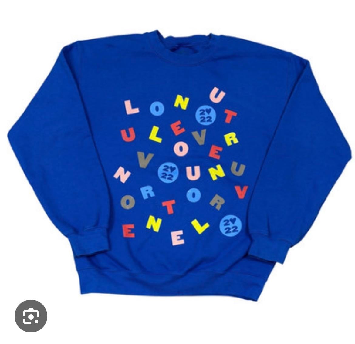 lot sweatshirt in blue