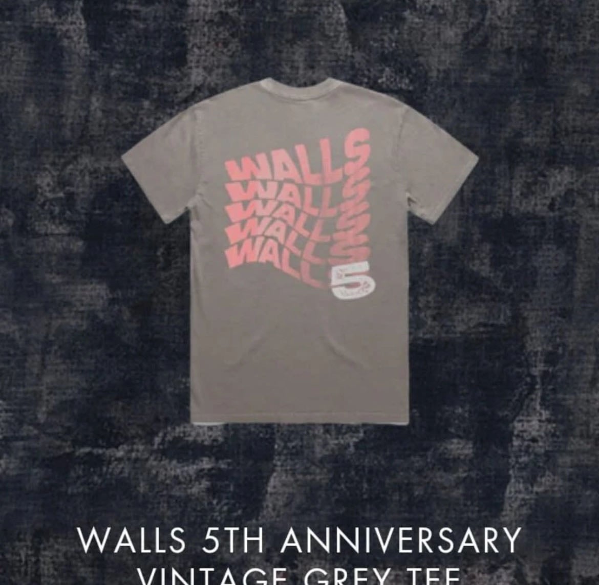 walls 5th anniversary t-shirt - i love the design of this shirt soo much but it literally fits like a dress ๐ฅฒ