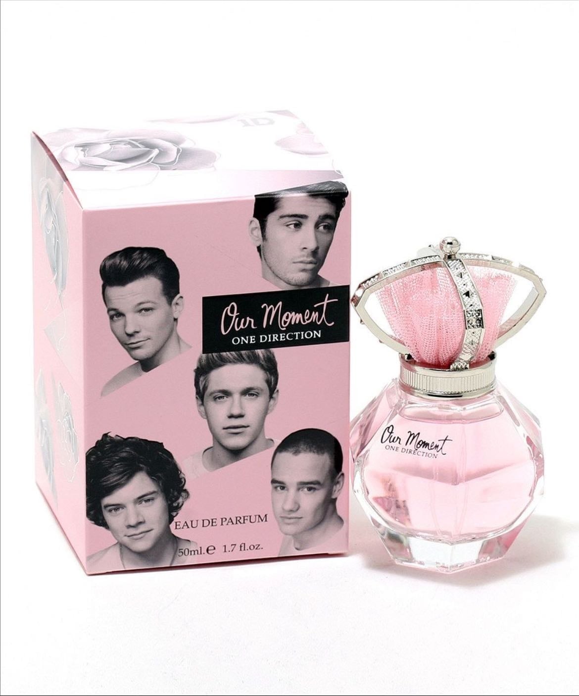 our moment perfume - the box is a bit dented and the perfume is slightly orange now but this is the nicest smelling perfume i have ever got my hands on and i need unlimited bottles of it rn.