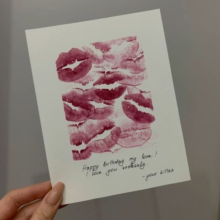 Kisses for birthday