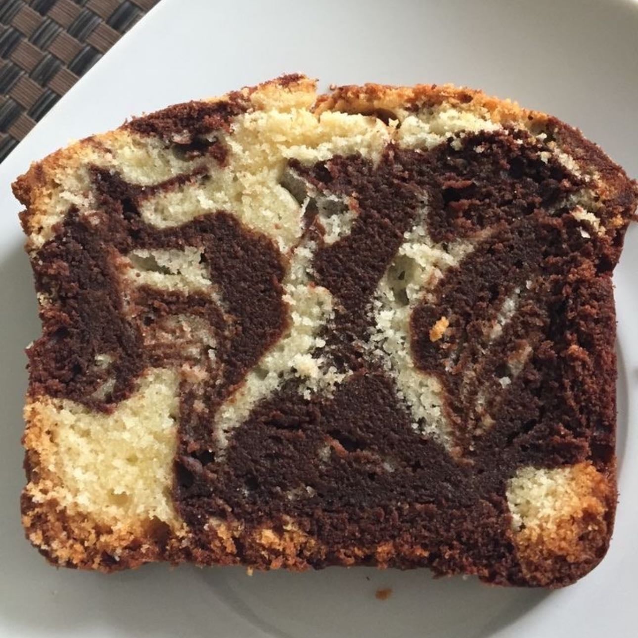 Cake chocolate and vanilla