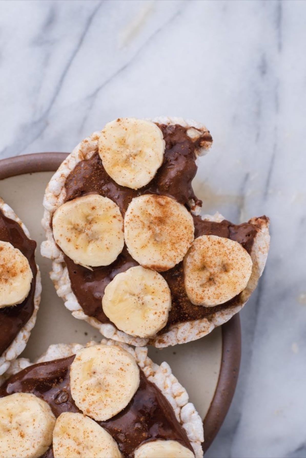 Rice cakes - Spread+fruit