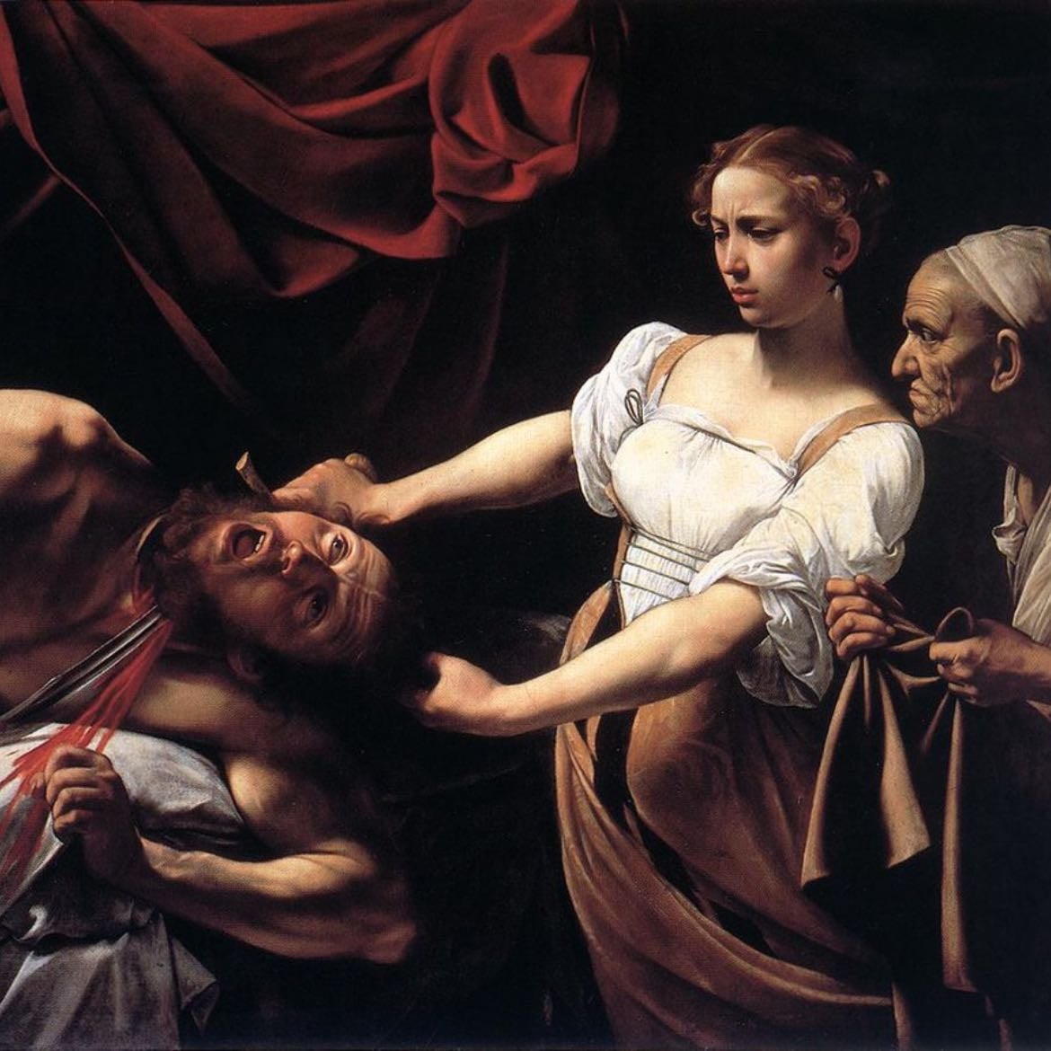 Judith Beheading Holofernes - Caravaggio, 1598