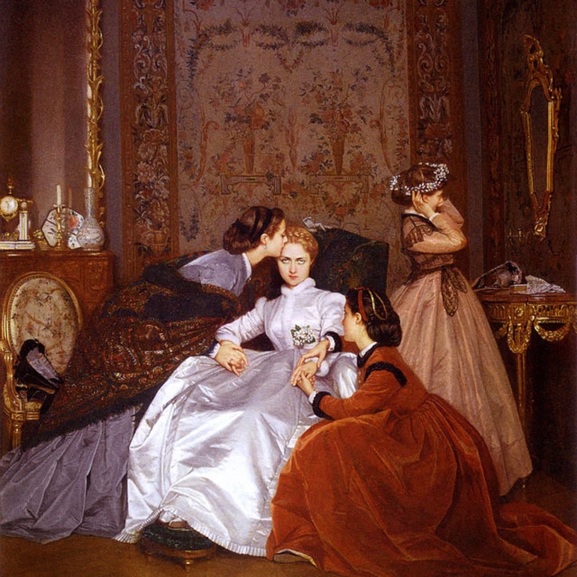 The Reluctant Bride - Auguste Toulmouche, 1866