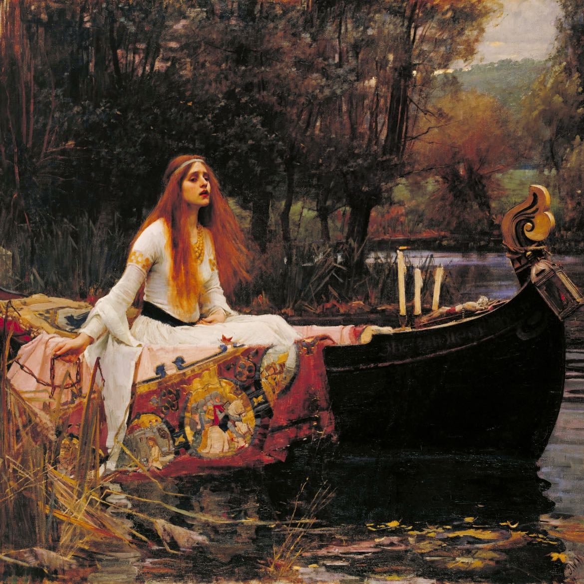 The Lady of Shalott - John William Waterhouse, 1888