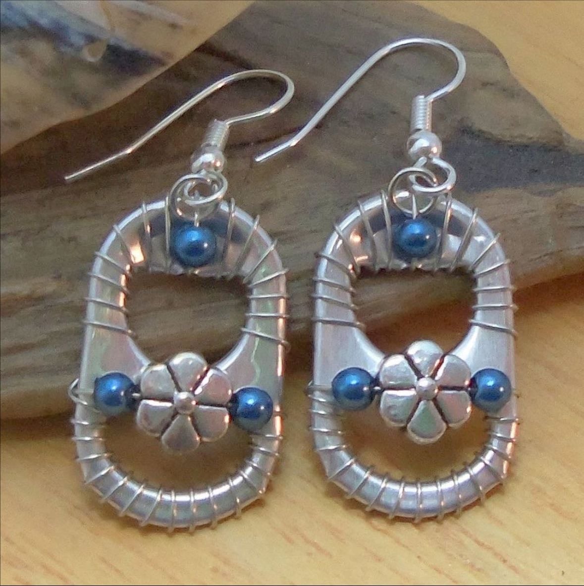 soda can tab earrings