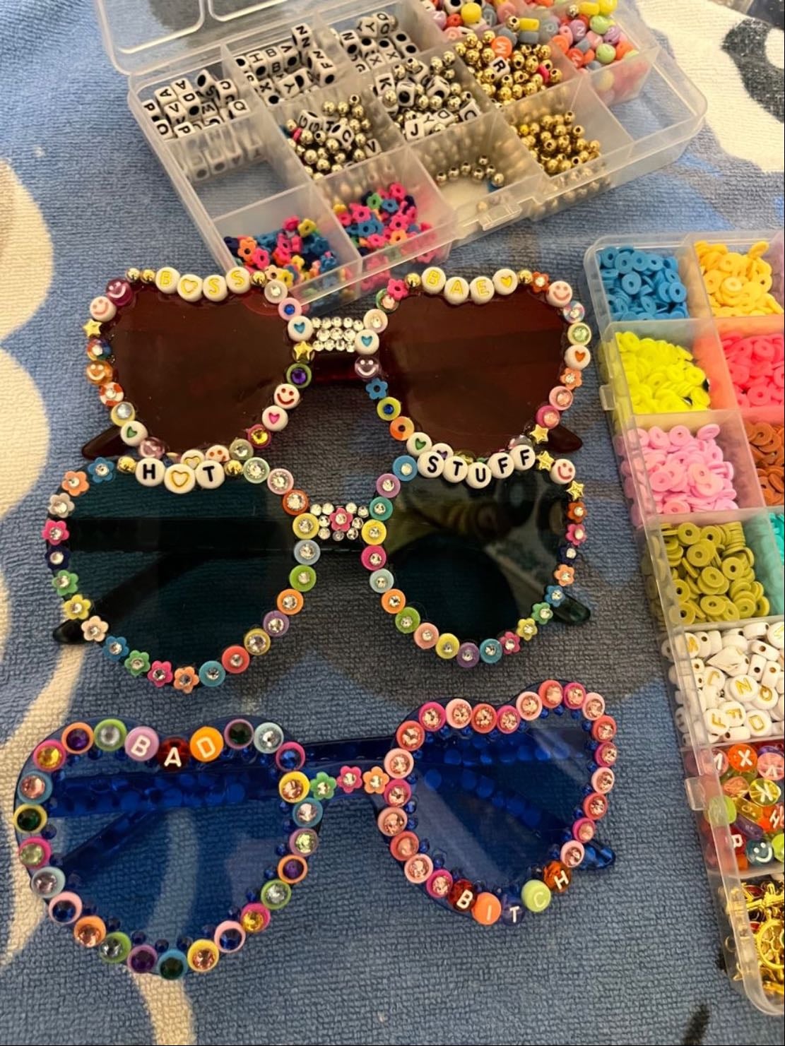beaded sunglasses