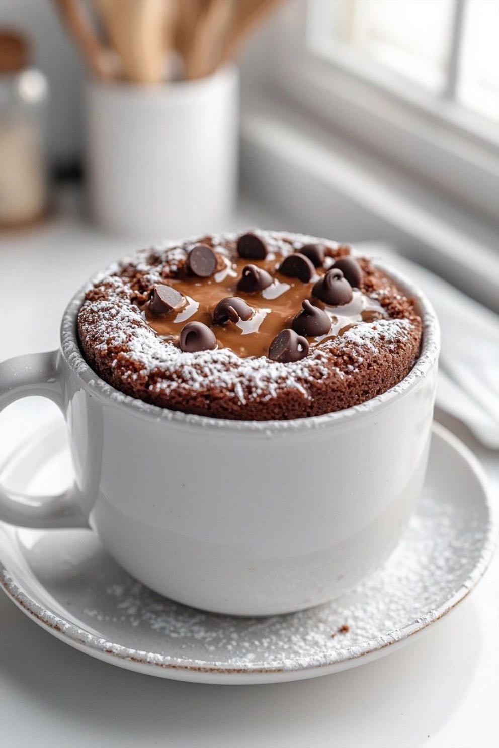 mugcake de chocolate