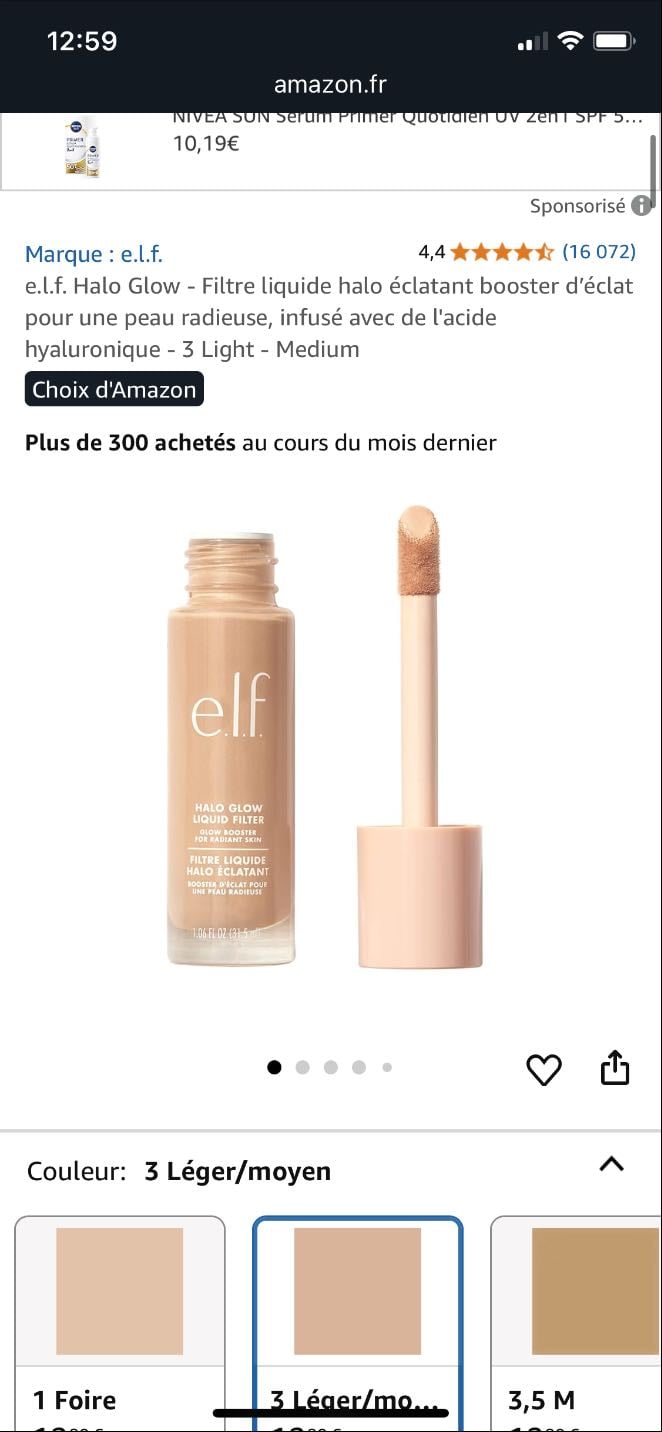 Elf Halo Glow illuminateur teinte 3