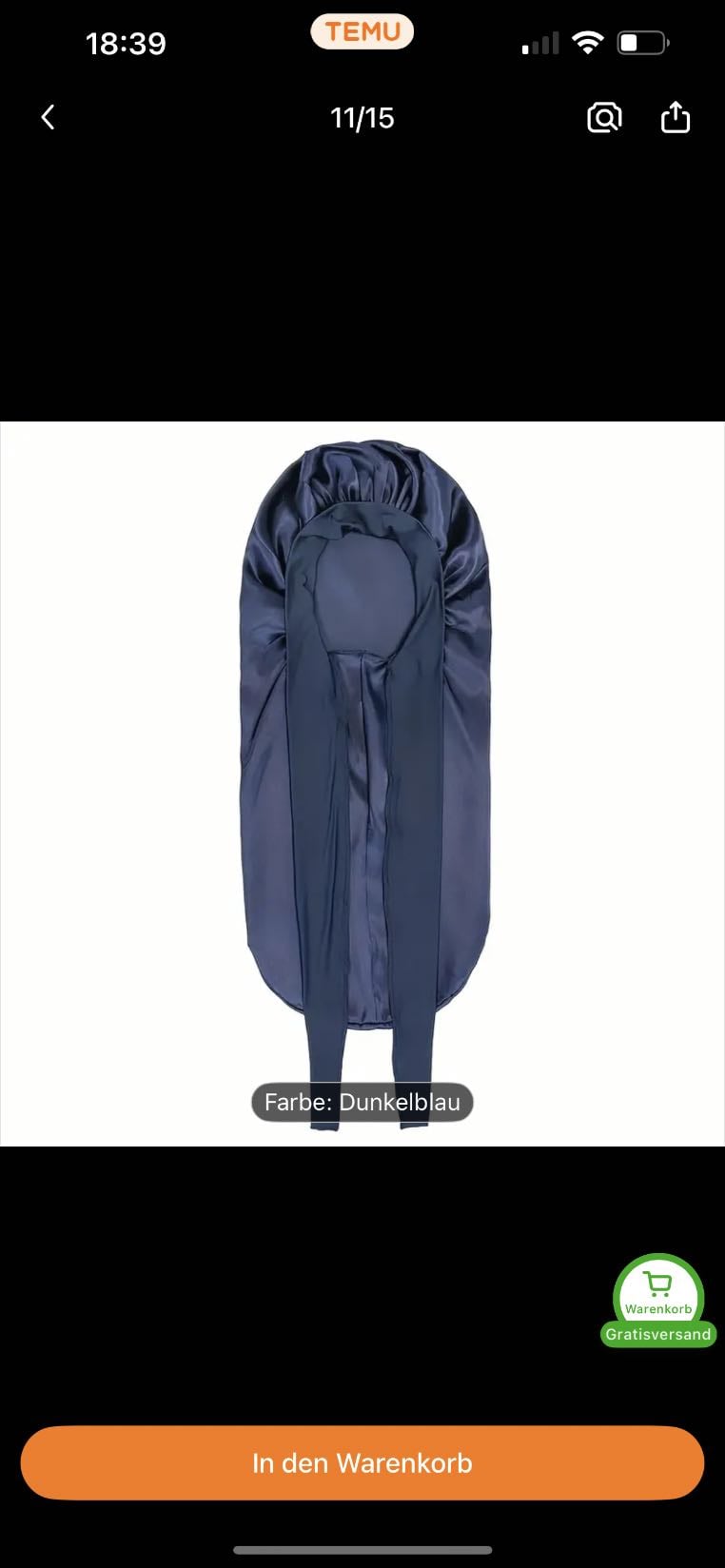 Long bonnet