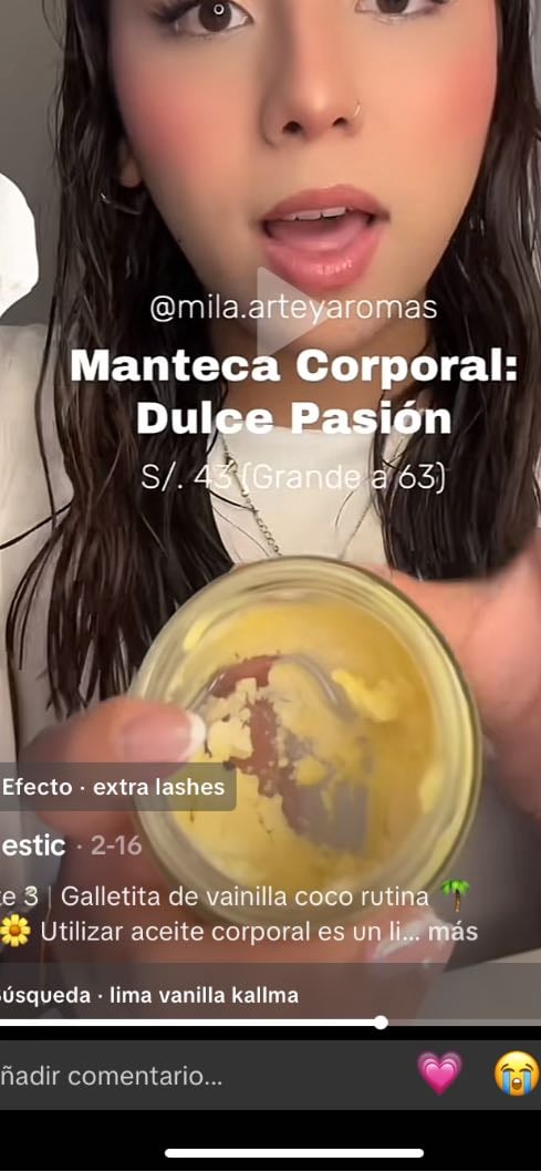 Manteca corporal Mila