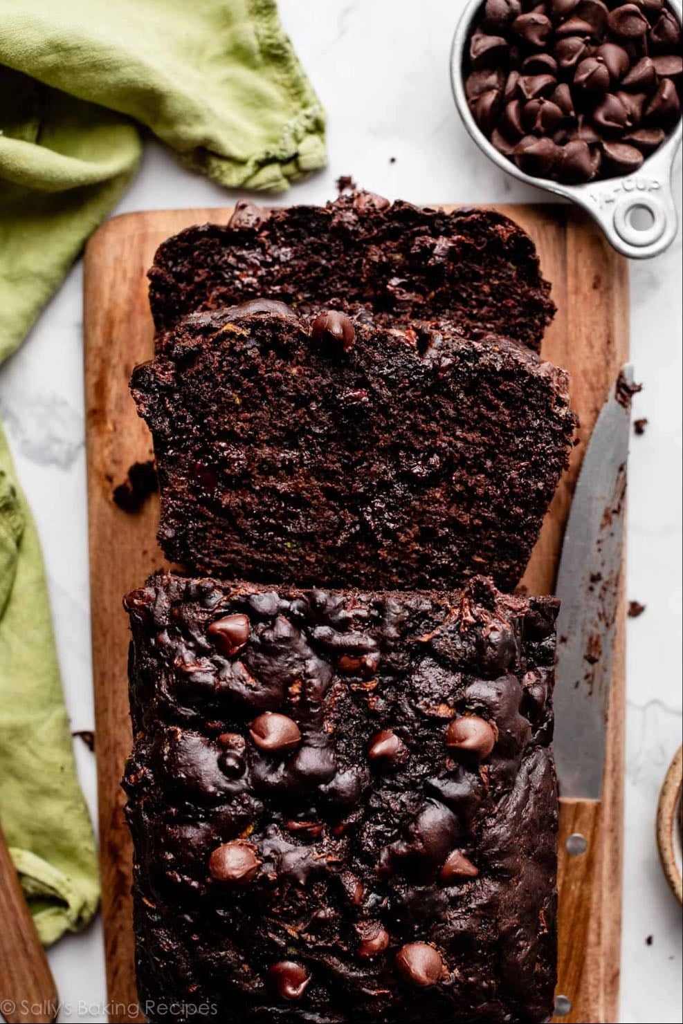 Double chocolate zucchini bread