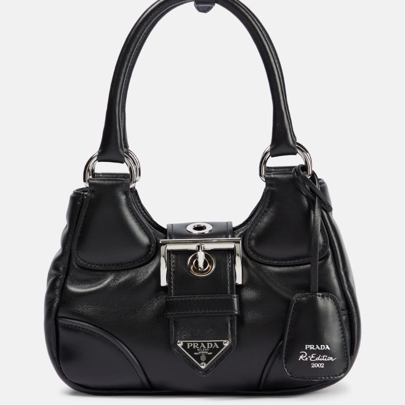 black purse - prada