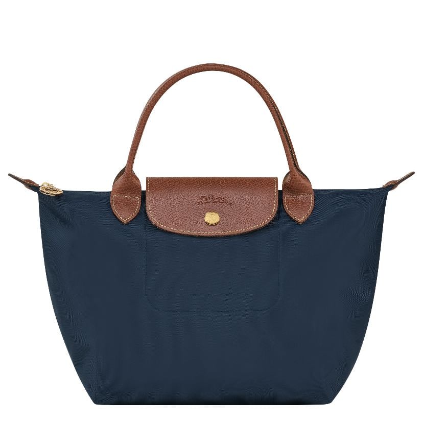 navy handbag - longchamps