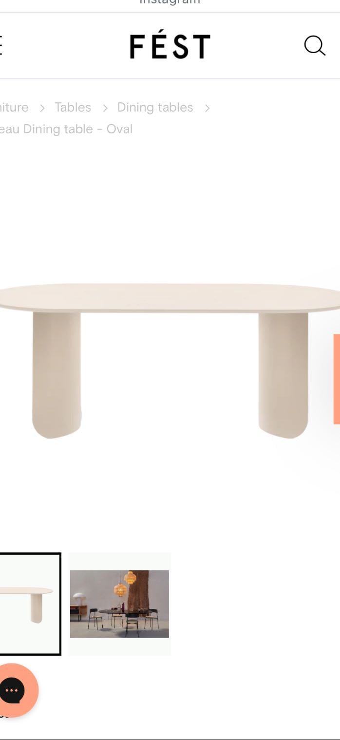 Oval table - Fest