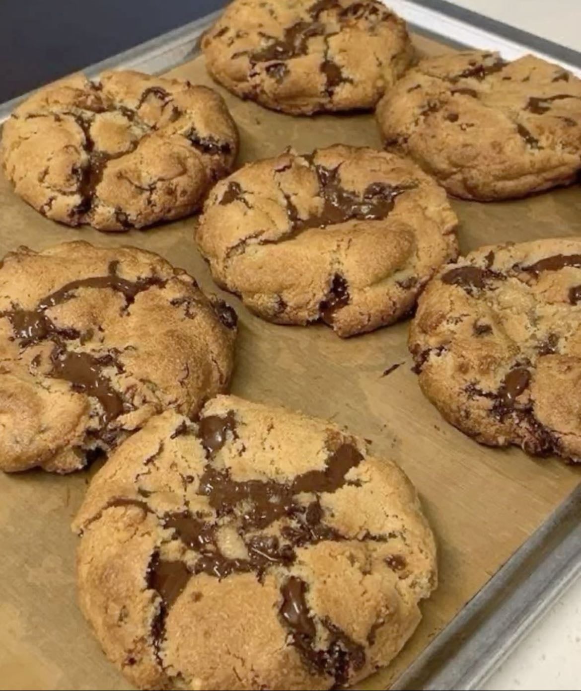 freshly baked cookies