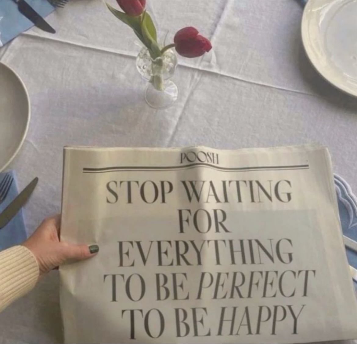 the excitement of starting something new
