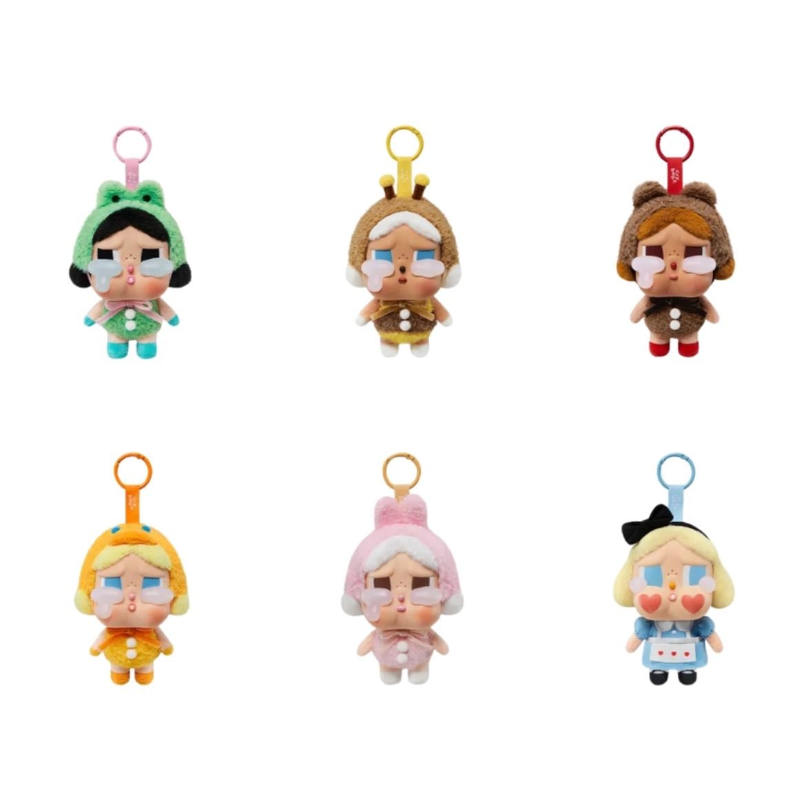 Crybaby: Crying Again Vinyl Face Plush Serie - Popmart. Favoritos: I’ll Bring You a Flower y Duck You.