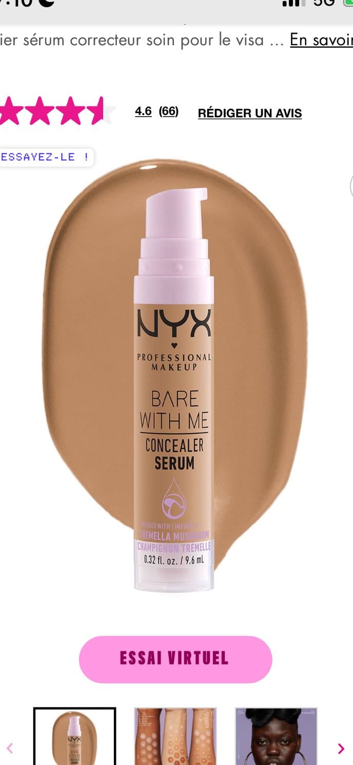anticerne nyx - teinte sand