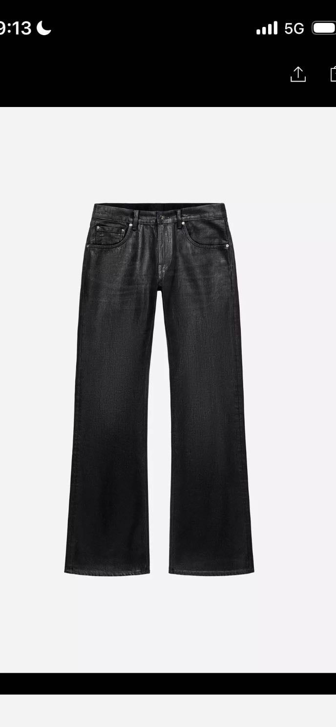 JEAN BOOTCUT TAILLE BASSE EFFET CIRE LUDOVIC DE SAINT SERNIN X ZARA - 90€ chercher sur vinted