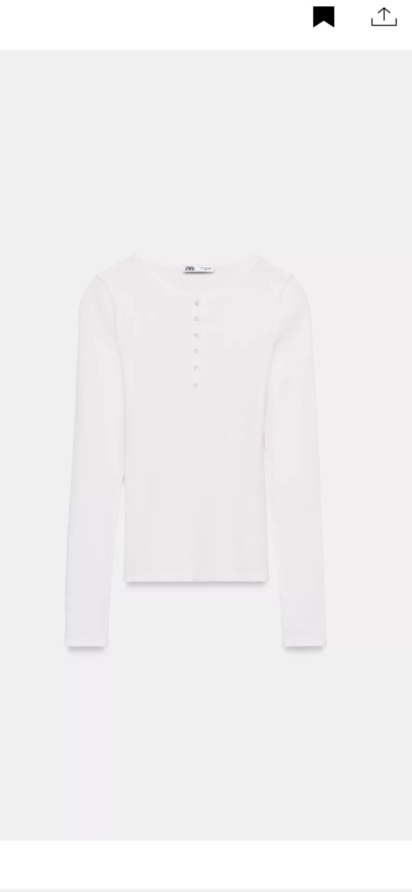 top blanc col tunisien - 0858/151/251 17€95
