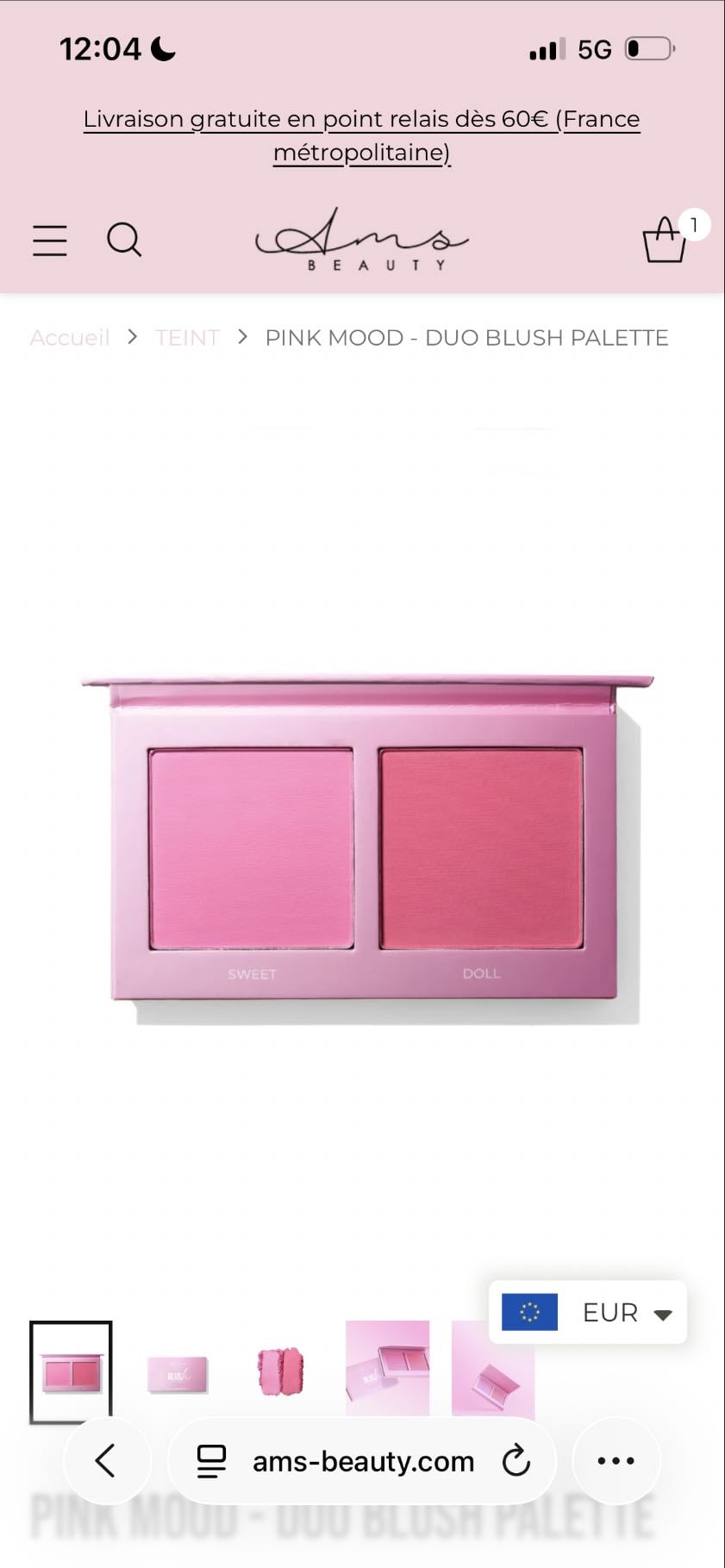 duo blush palette - 26€90