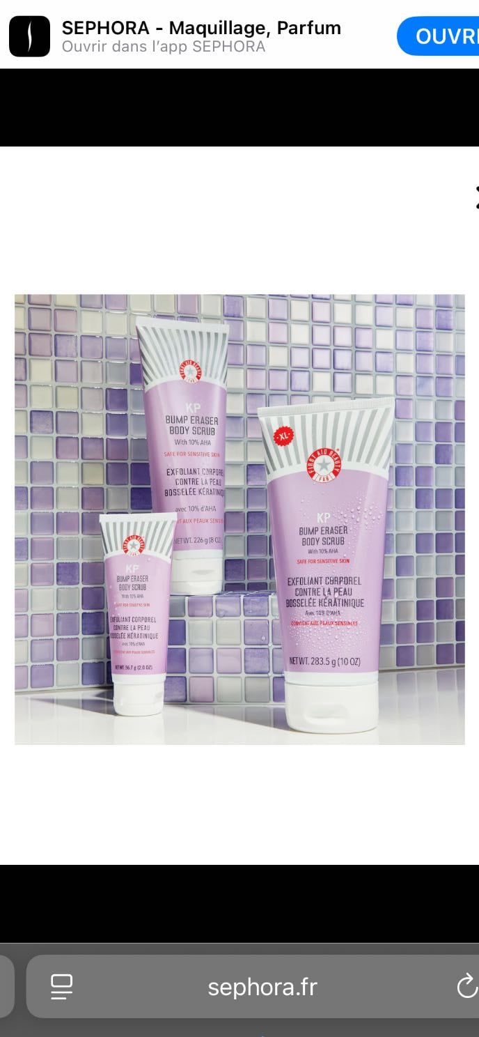 exfoliant first aid body