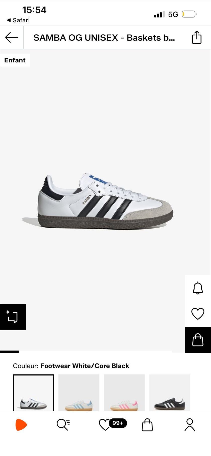 samba blanche - 18€