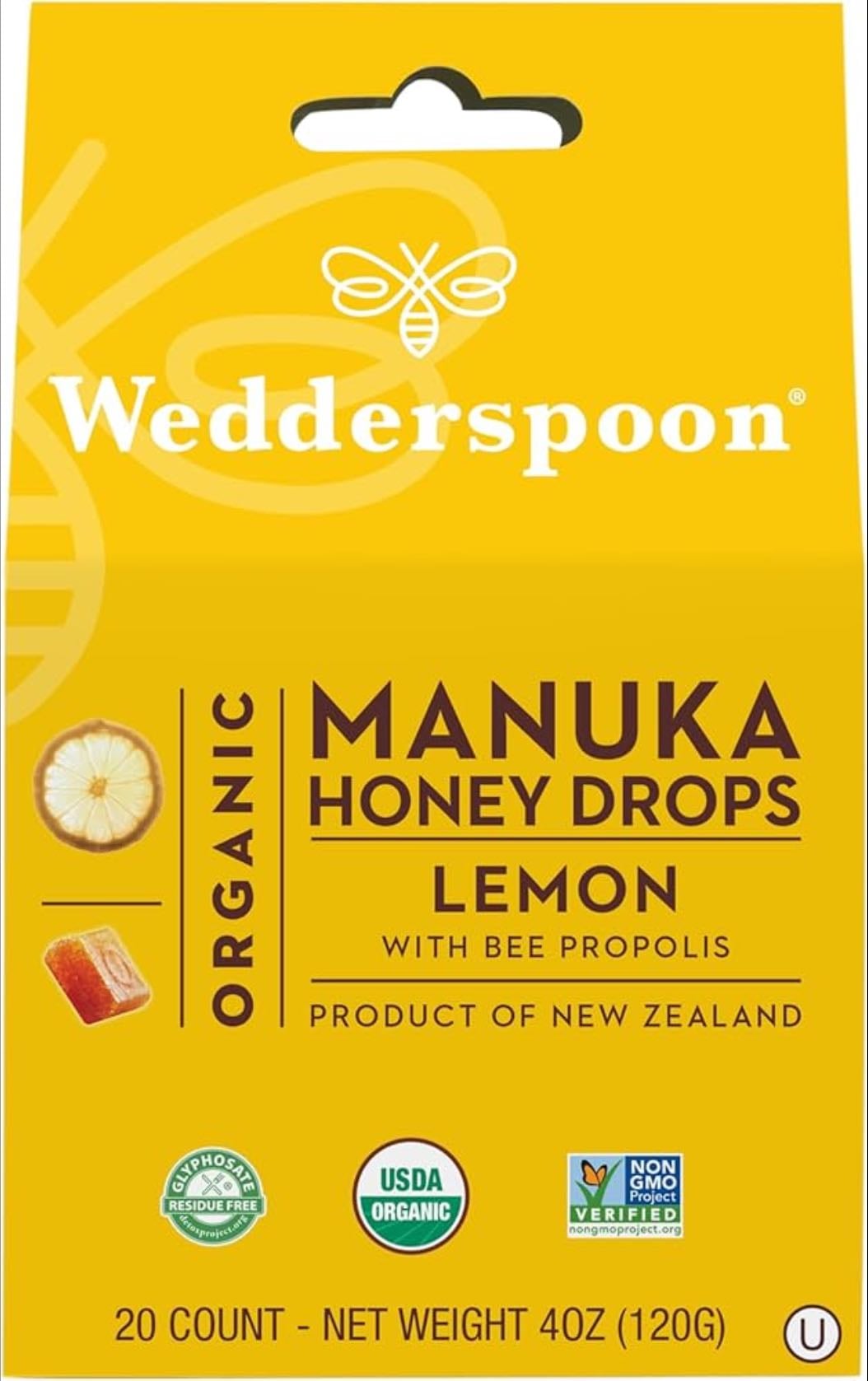 manuka honey drops - wedderspoon