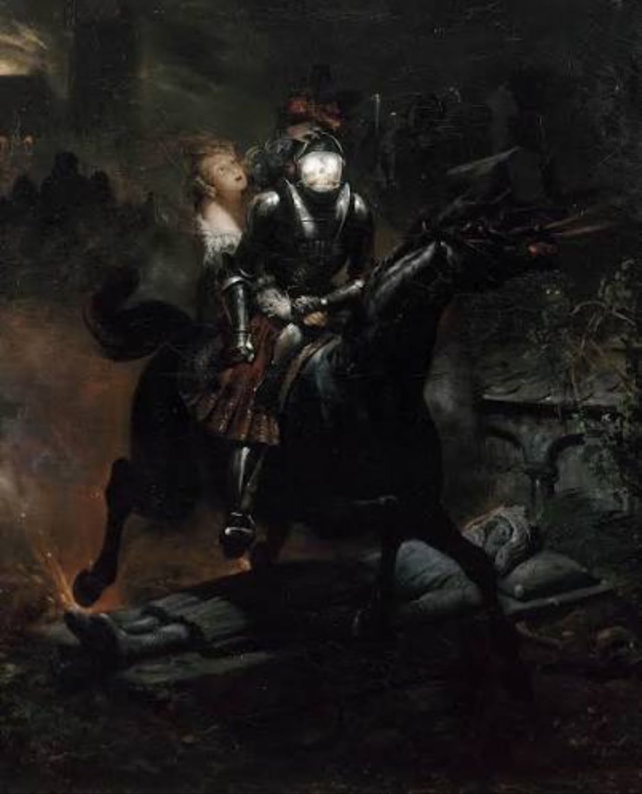 The Ballad of Leonora | The Dead travel Fast - Horace Vernet • 1839