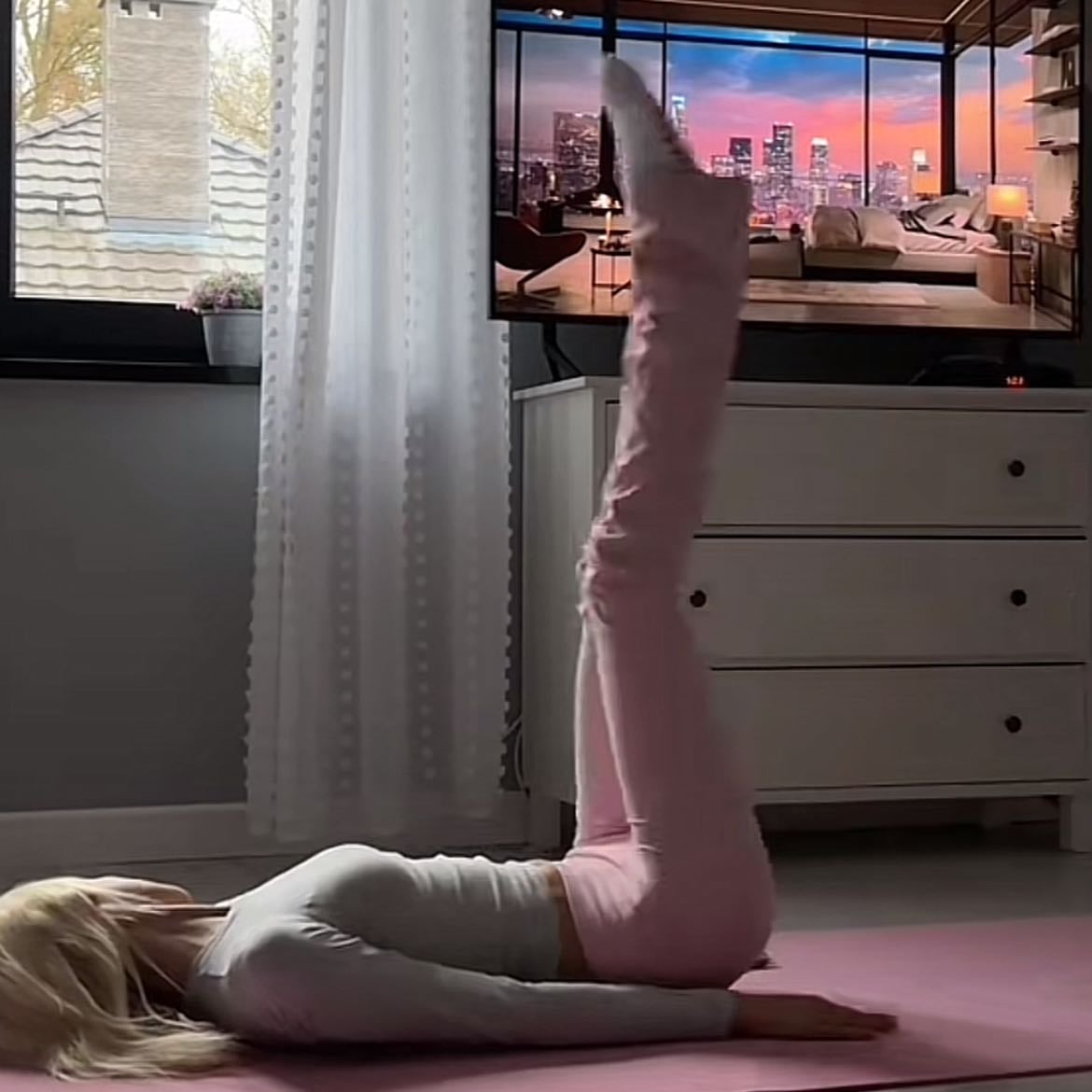 Leg raises x50