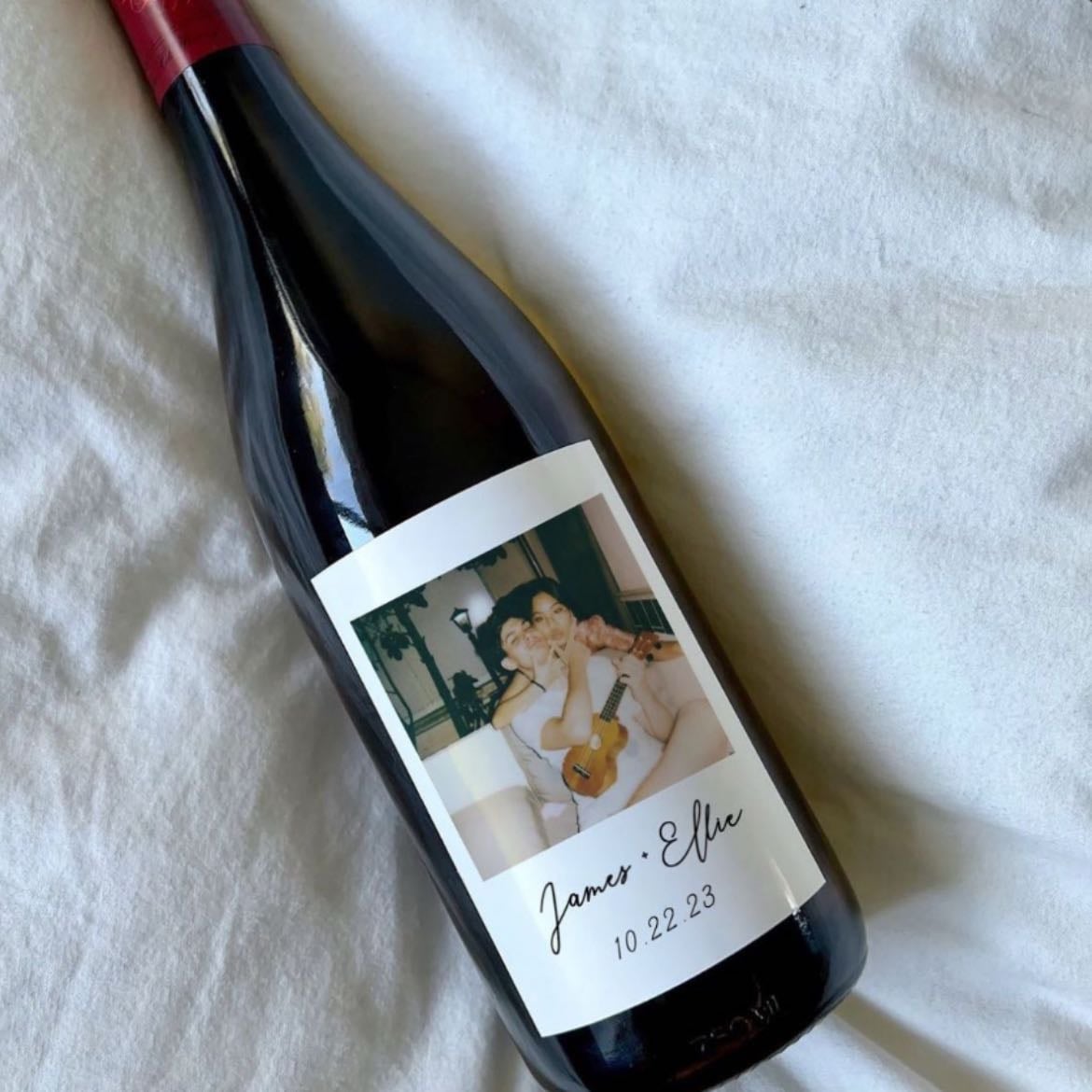 vinito personalizado - con foto y texto