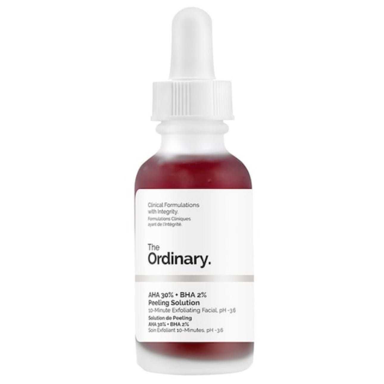 the ordinary aha 30% + bha 2% peeling solution - exfoliante facial