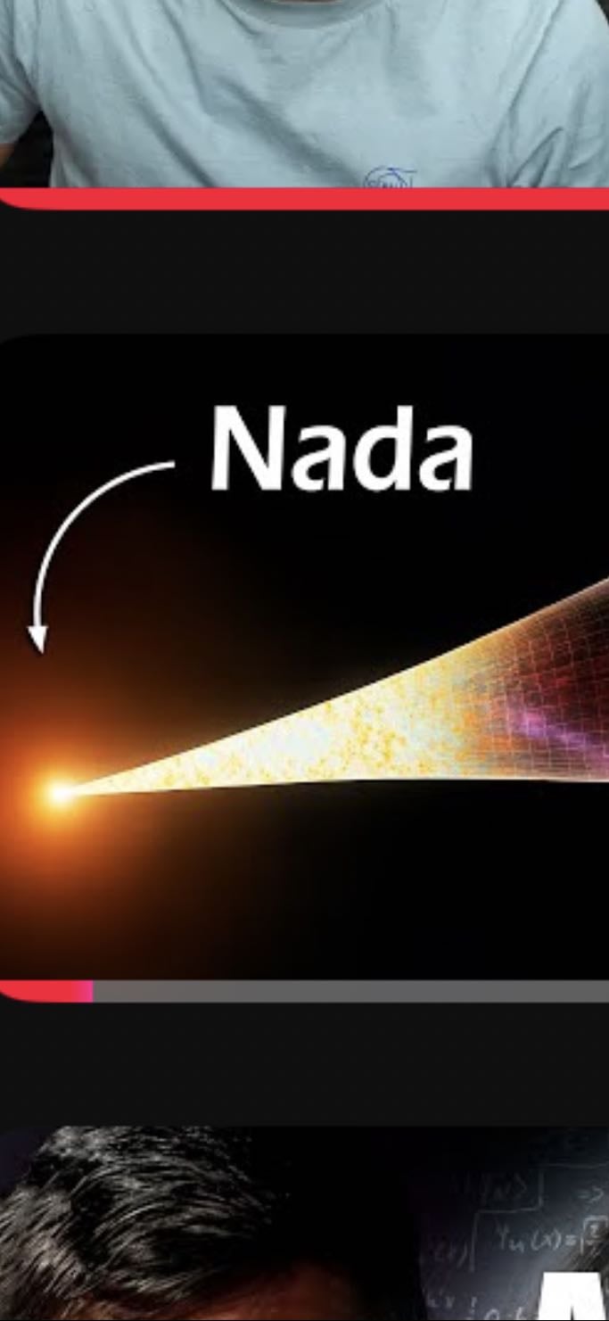 Como pudo existir la “ nada”antes del big bang