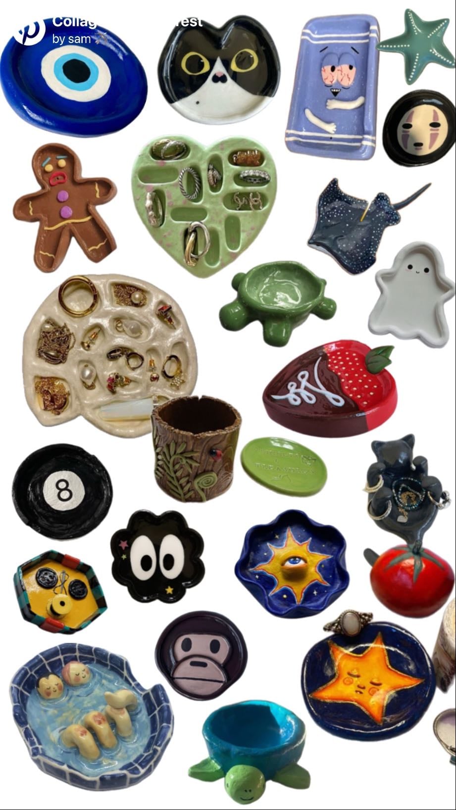 clay magnets