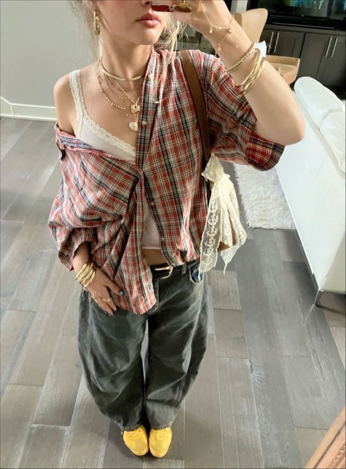 baggy flannels