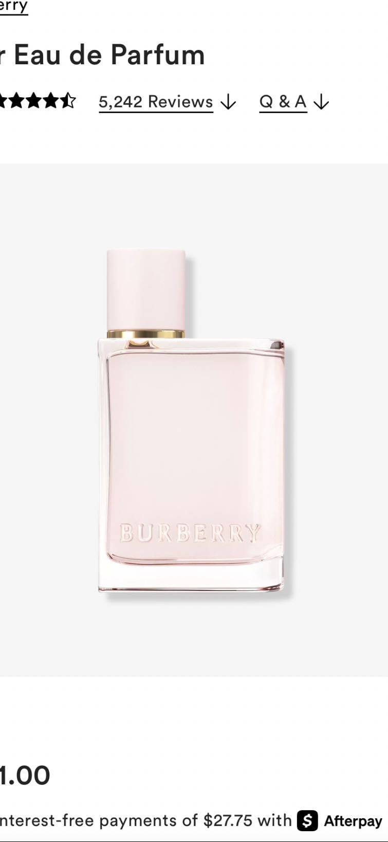 burberry her