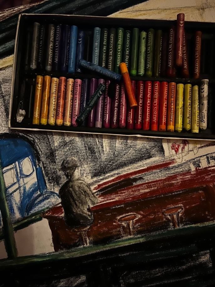 Oil pastels