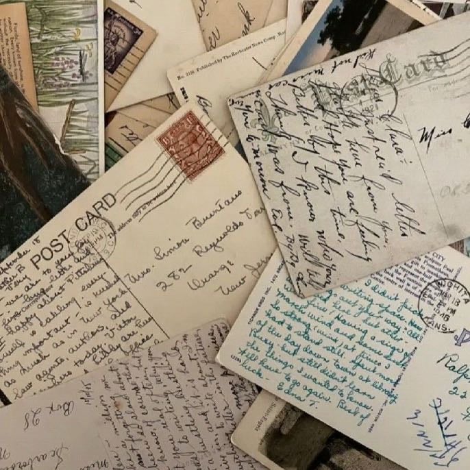 Collect postcards