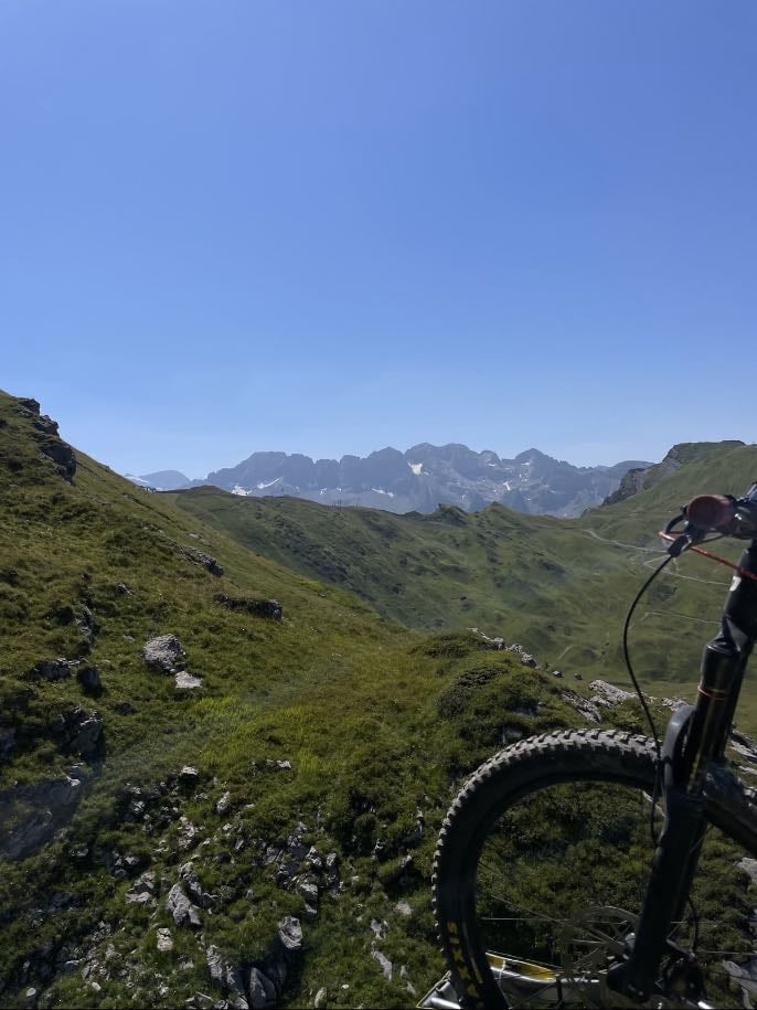 Mountain biking