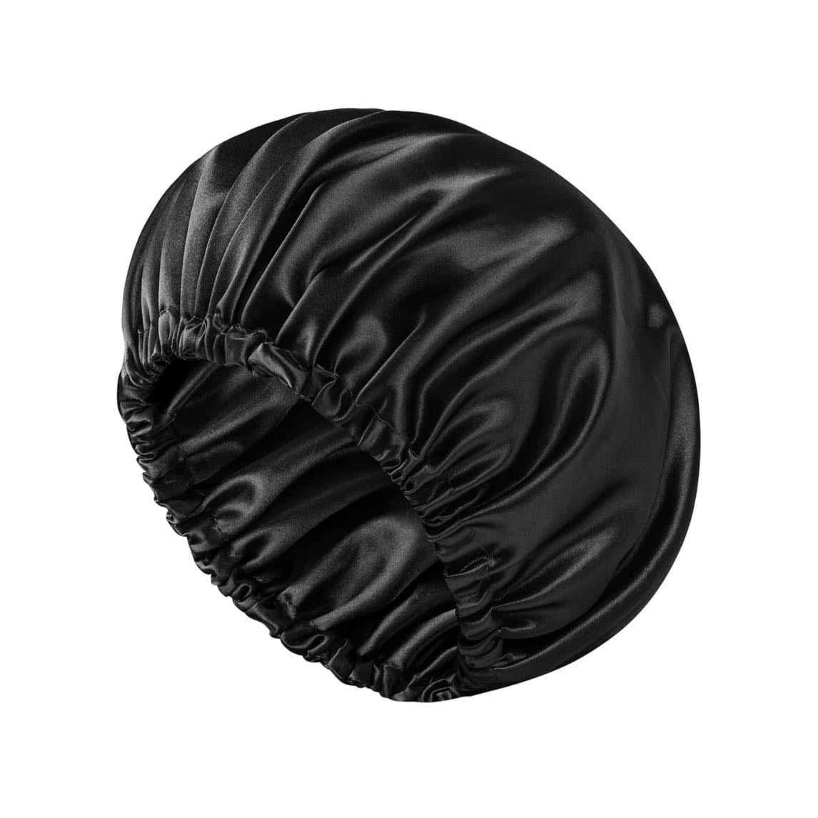 Satin Bonnet Double Layer Silk Bonnet for Sleeping Women Hair Care for Natural Curly - This bonnet designed for women is an ideal choice for nighttime hair care. Made of high-quality curly satin fabric, it is soft and smooth, which can effectively reduce the friction between the hair and the bonnet, and avoid hair tangles and damage caused by turning over while sleeping.