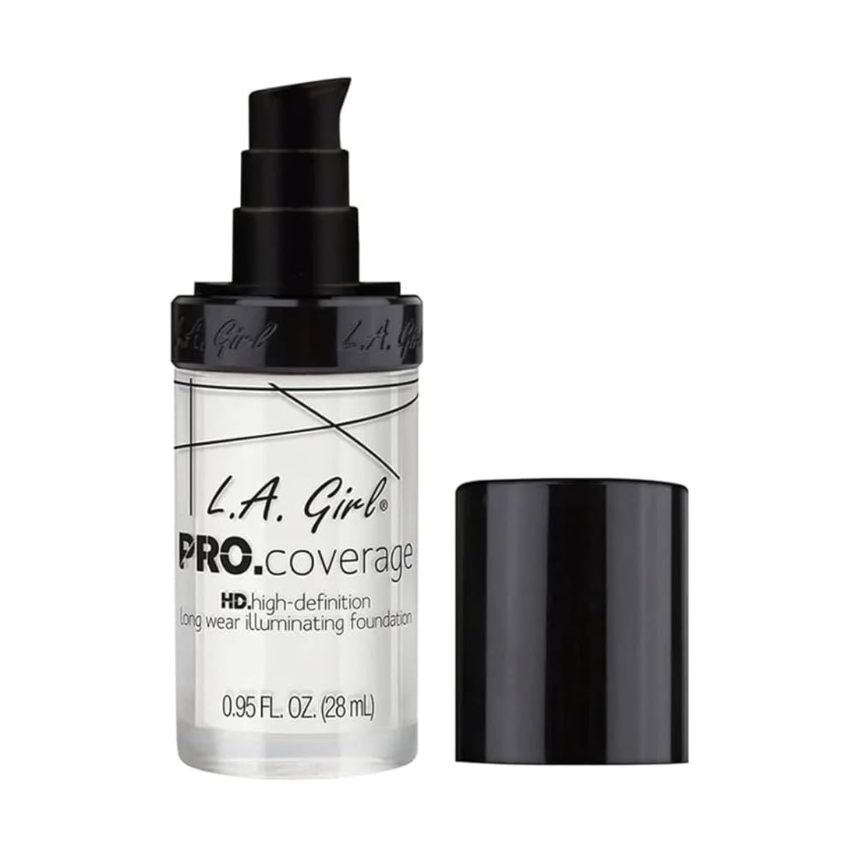 Base de maquillaje líquida L.A. Girl Pro Coverage, Blanco